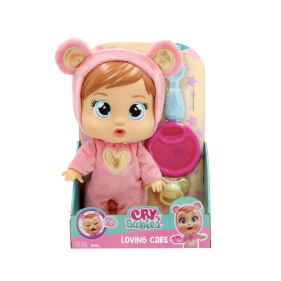 Cry Babies Muñeca Bebés Llorones Rosa