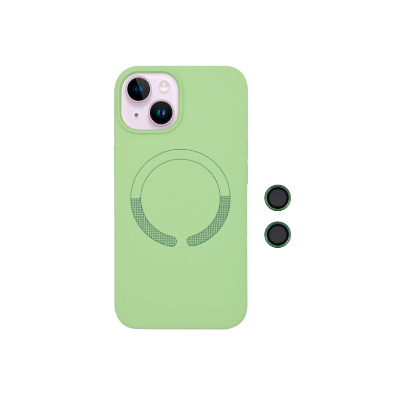 Protector para iPhone 13/14 MagSafe protector cámara verde Protector Para Iphone 13/14 Magsafe Protector Cámara Verde
