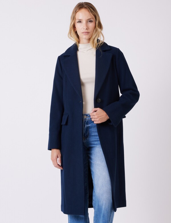 Tapado Largo Lana AZUL