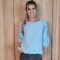 Blusa Bianca Denim Celeste