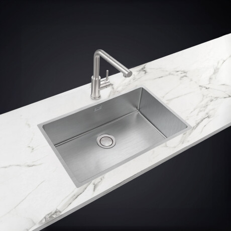 PILETA DE COCINA RECTANGULAR 70X40X20CM AC INOX VALV Ø 4 1/2 000