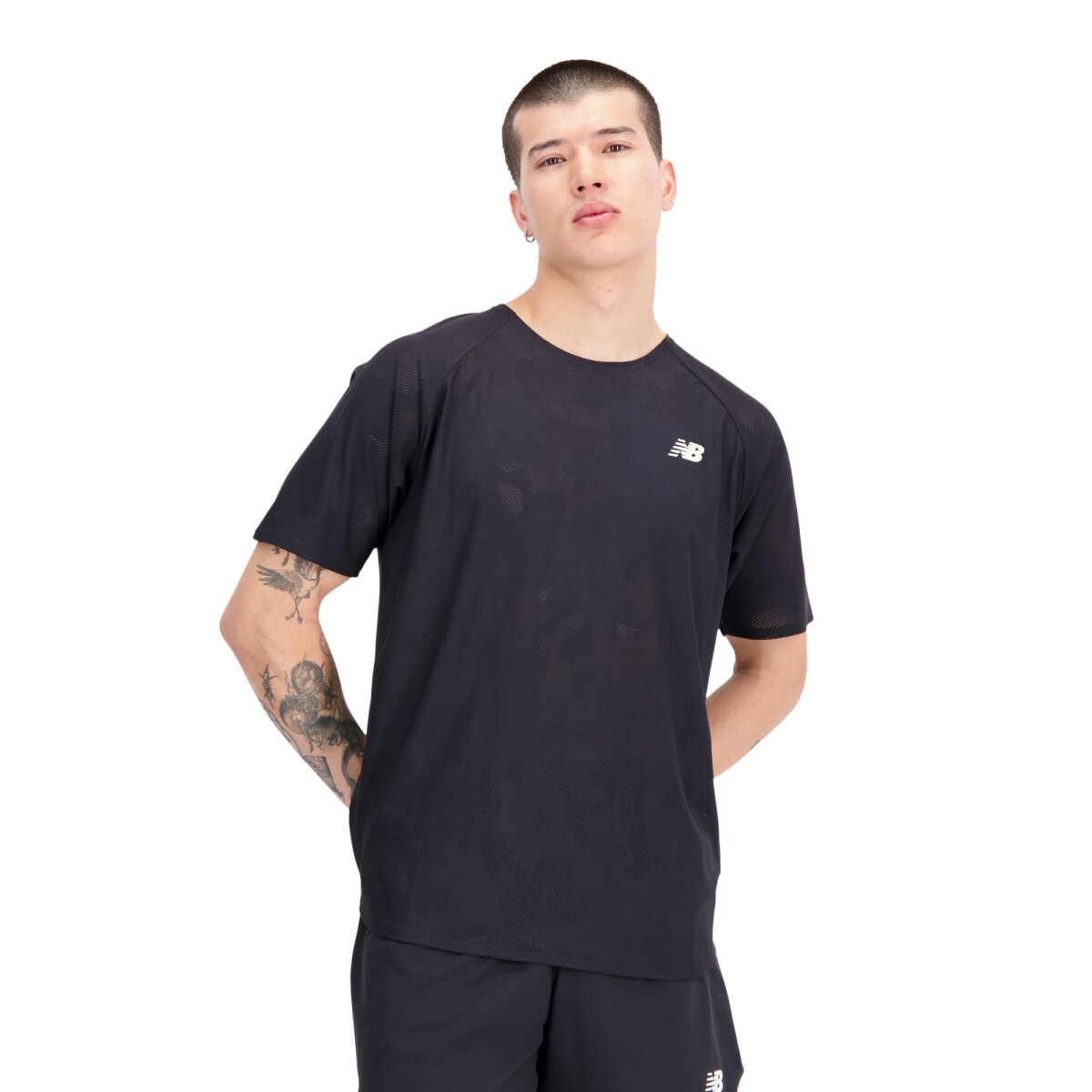 Remera New Balance de Hombre - Q Speed - MT33281BK - BLACK 