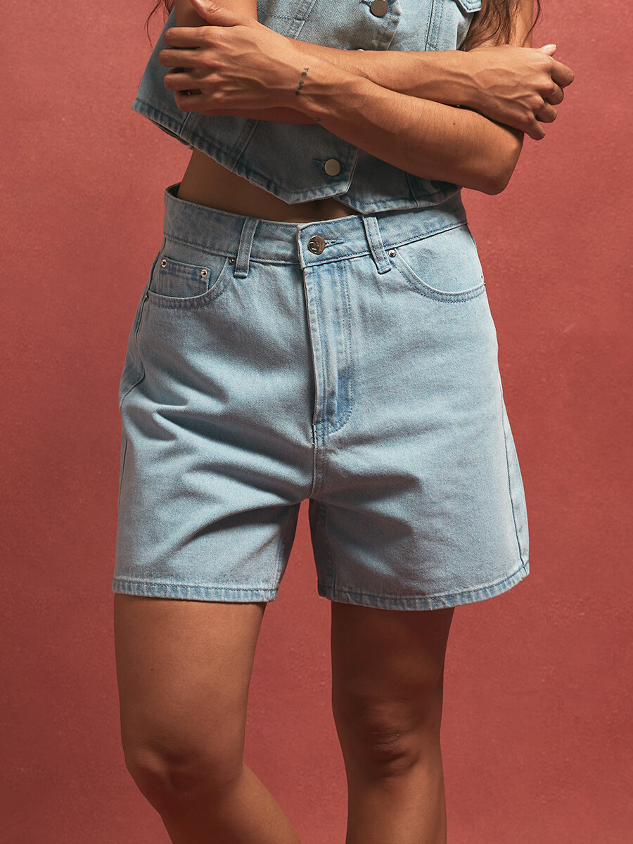 SHORT MACEIO - CELESTE 