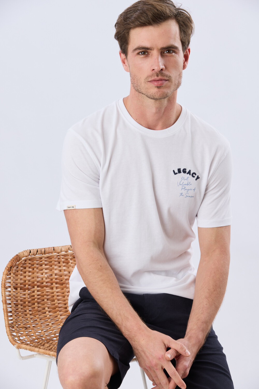 REMERA ESTAMPADA DE ALGODÓN Blanco