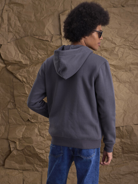 FLEECE CHESTA CHARCOAL 2