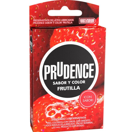 Preservativos Prudence Sabor a Frutilla Preservativos Prudence Sabor a Frutilla