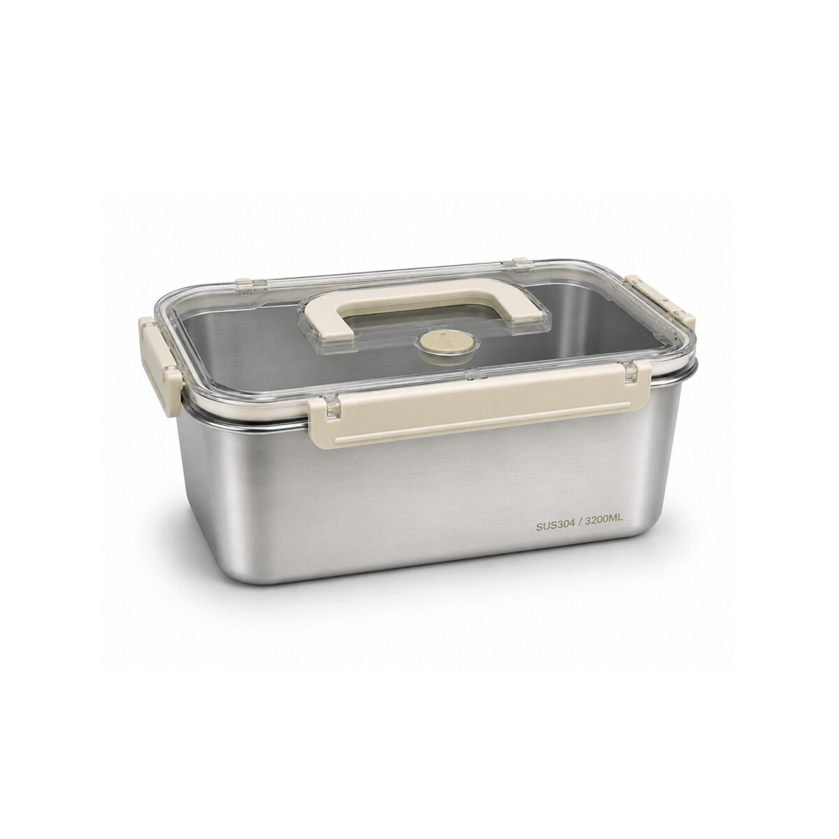 Recipiente Alimentos Acero Inox 3200ml 