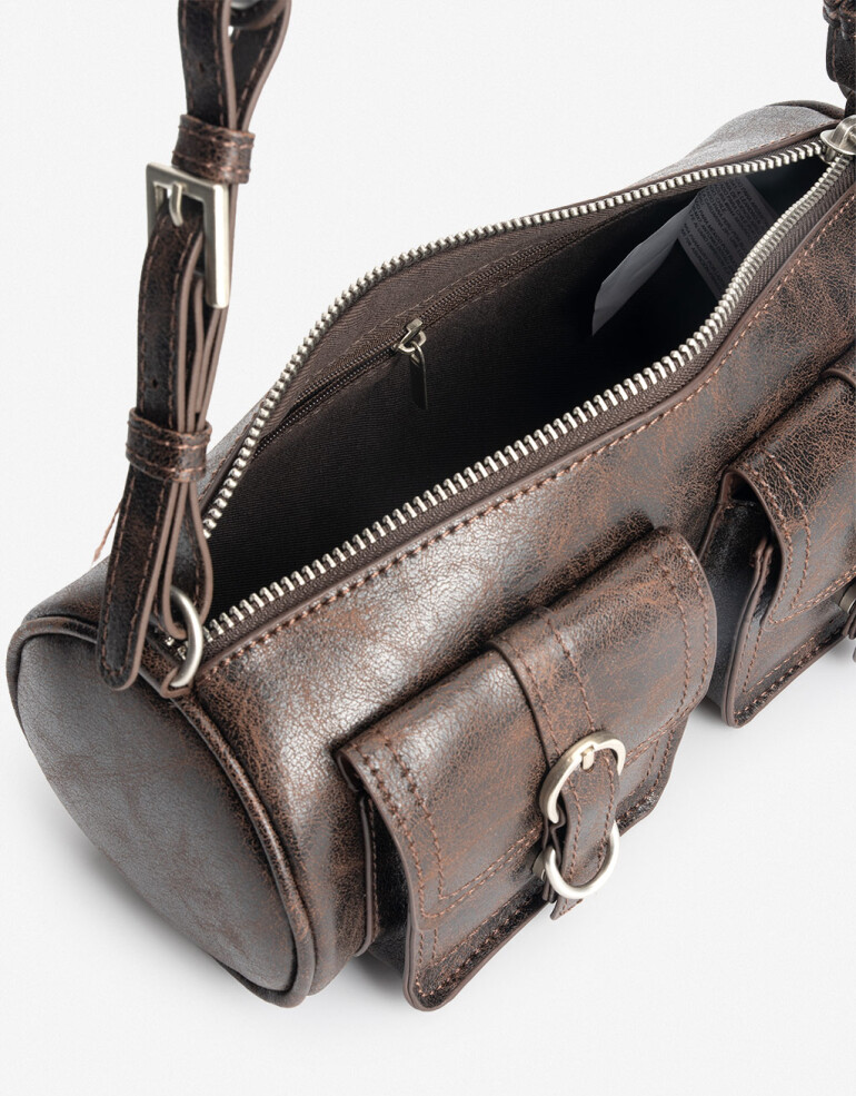 City Cartera Formato Baguette - Marron Chocolate