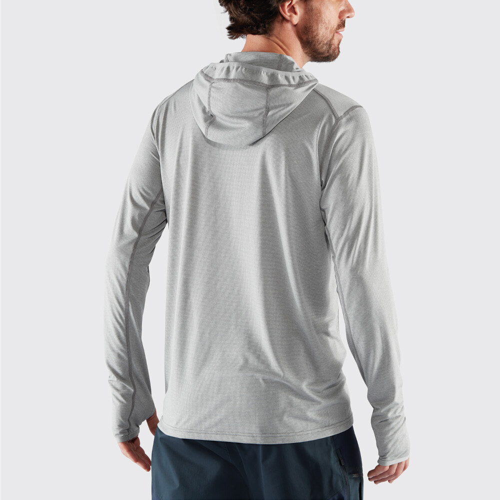 Abisko Sun-hoodie - Hombre Green
