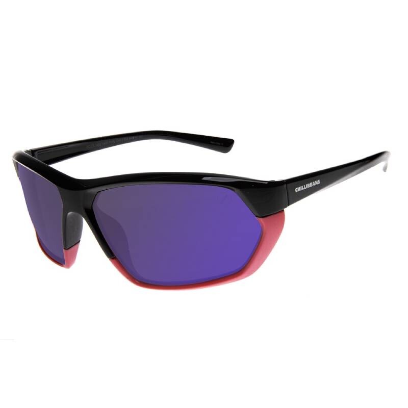 Lentes de Sol Chilli Beans Atlanta Negro - Fucsia