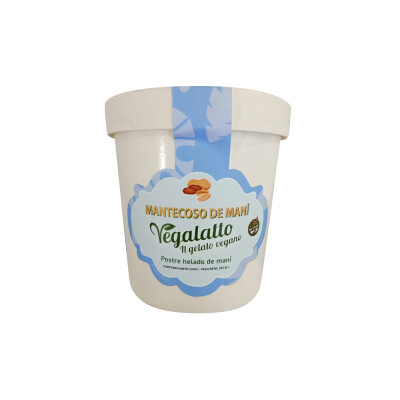 Helado Mantecoso De Maní Vegalatto 350ml Helado 350 Mantecoso Mani Vega
