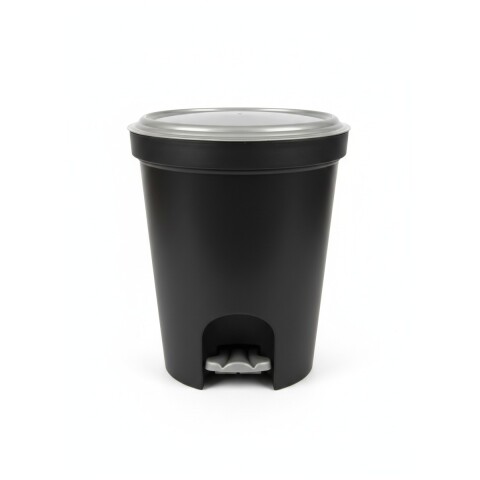 BASURERO NEGRO C/ TAPA Unica