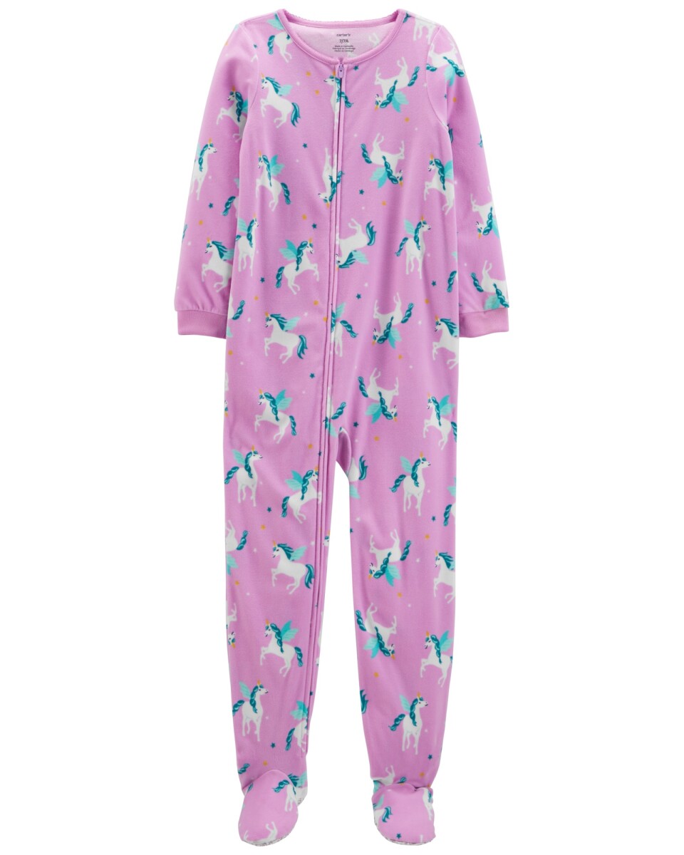 Pijama con Pie Unicornio Micropolar 