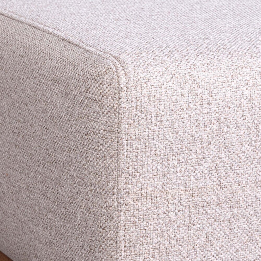 PIE DE CAMA MADERA NATURAL-BEIGE BURDEOS