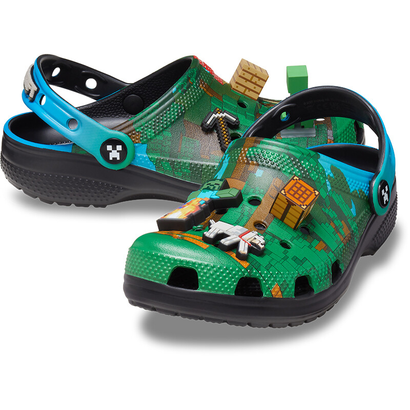 Crocs Classic Clog Minecraft Multicolor