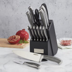Cuisinart® JUEGO DE CUCHILLOS DE ACERO INOXIDABLE DE 15 PIEZAS CON BLOQUE - GRAPHIX COLLECTION N/A