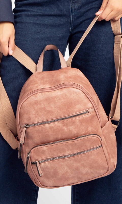 MOCHILA QUERETARO ROSA MAUVE