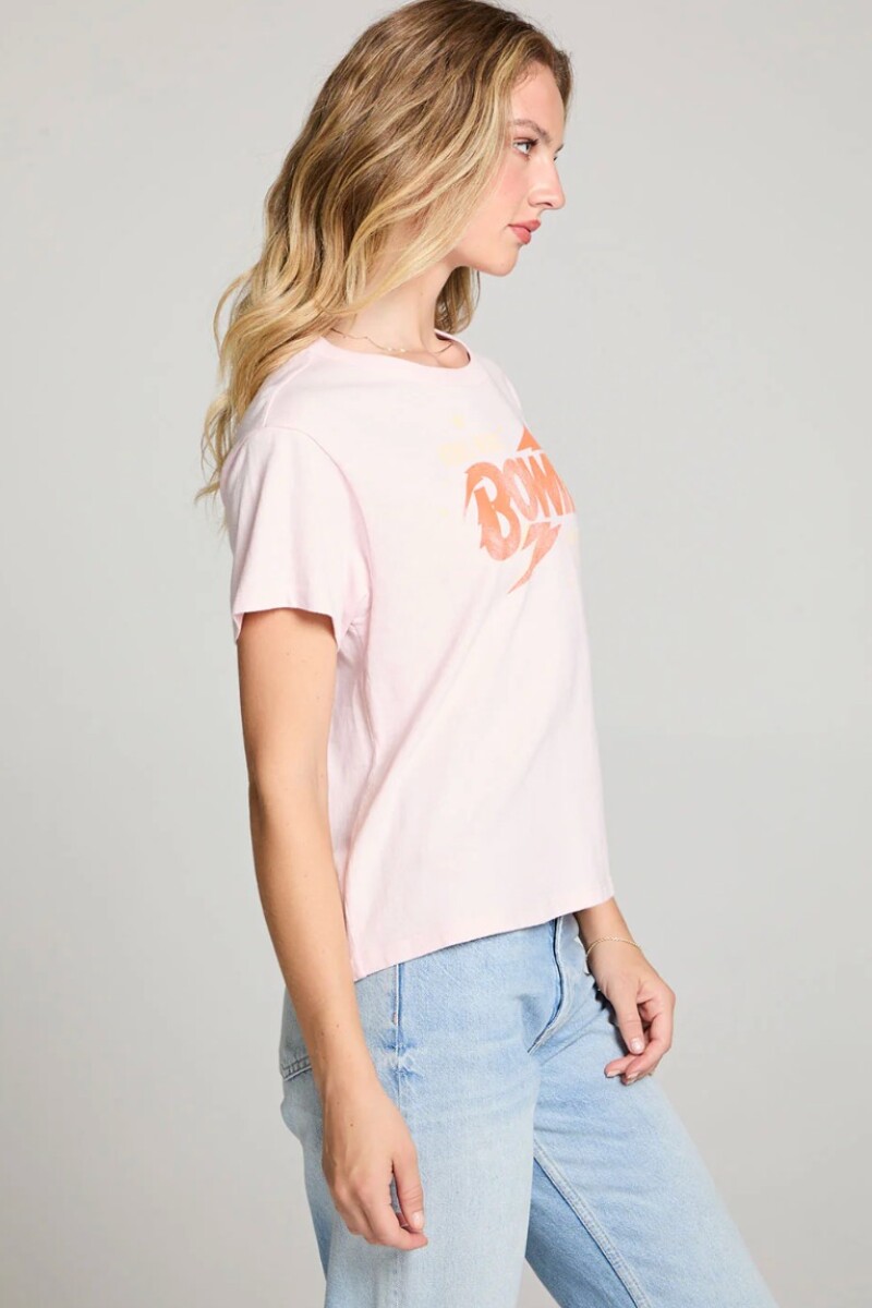 Camiseta Bowie Rosa