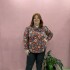 Blusa Anto Petroleo flores