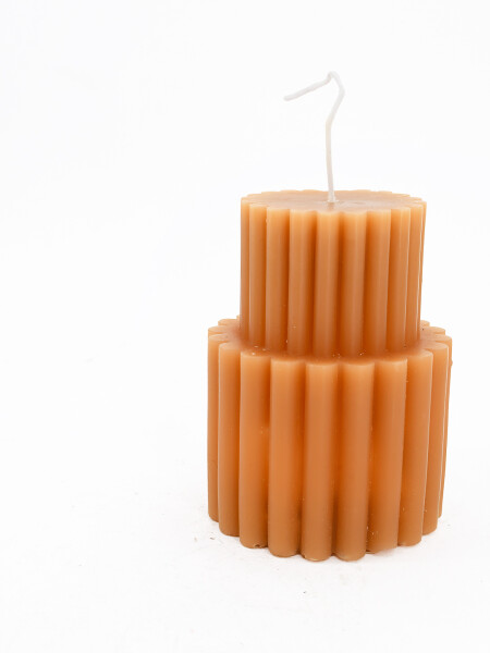 VELA CILINDRO BEIGE