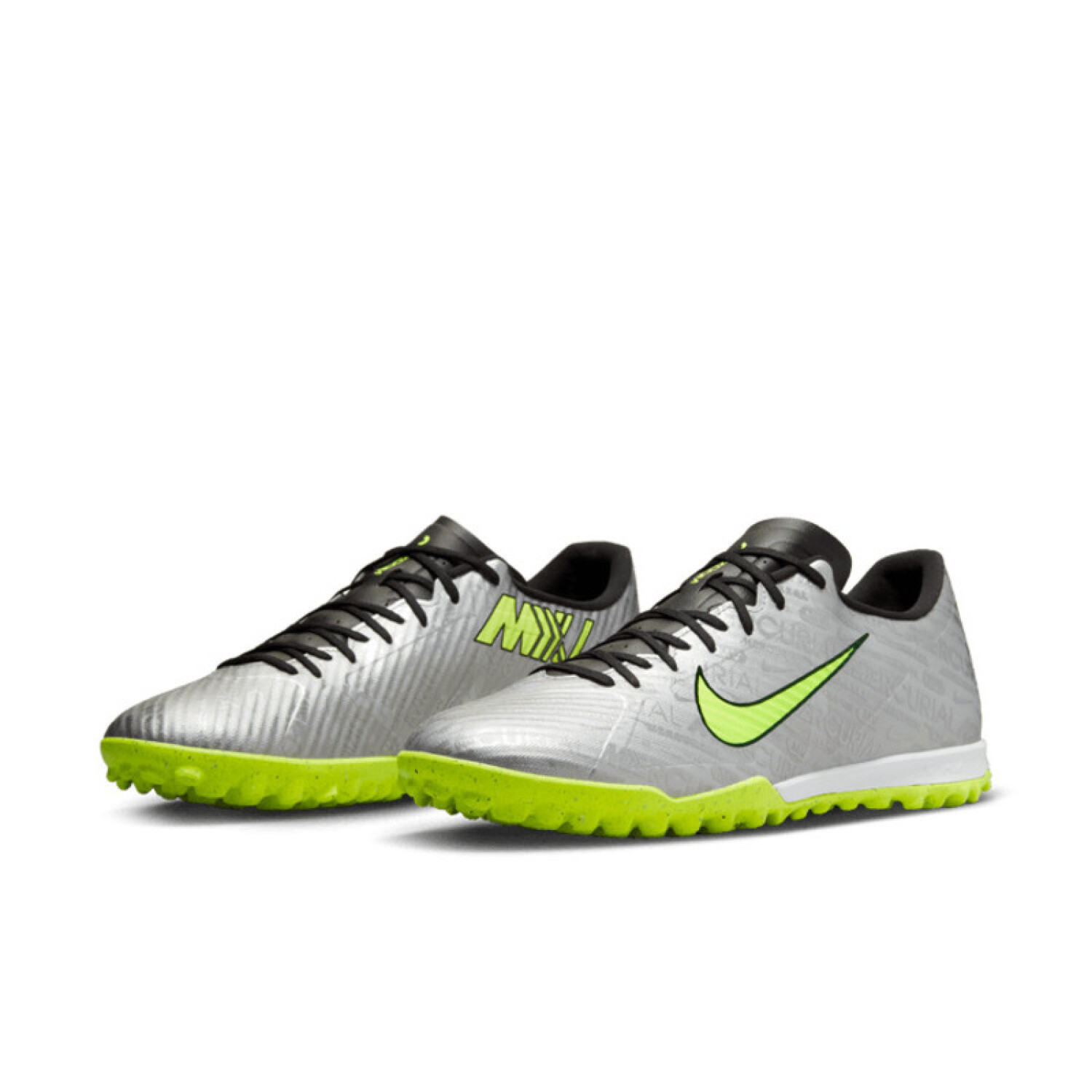 Championes Nike de Futbol 5 de Hombre FB8396 060 Plata verde Fluor Macri Life