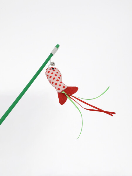 VARITA PARA GATO PEZ 47 CM MULTICOLOR.