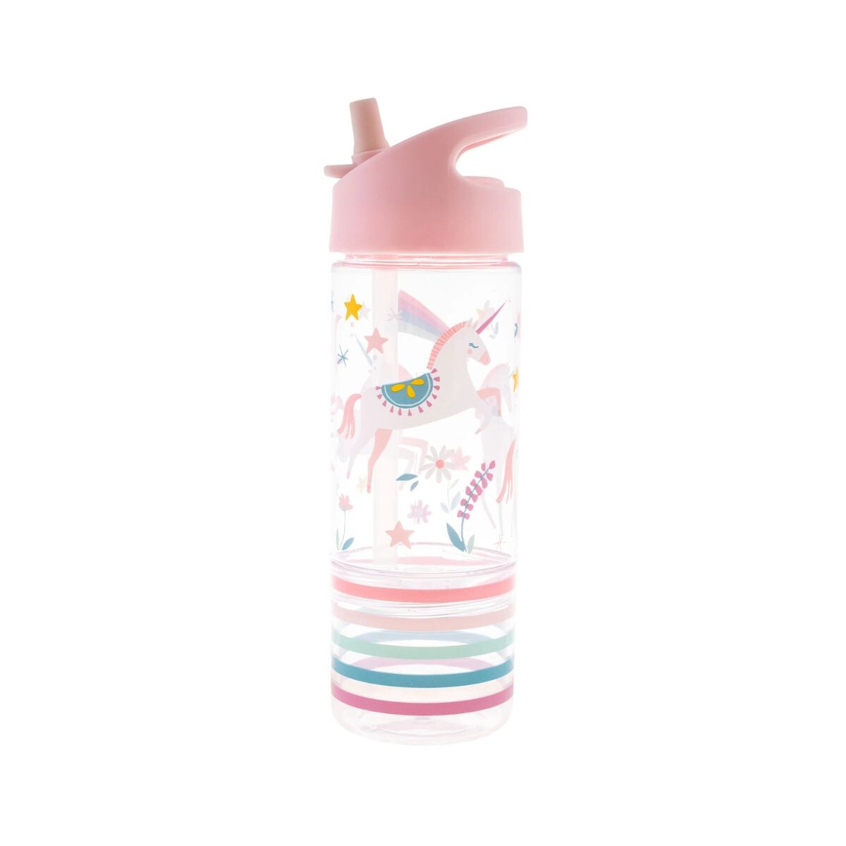 Botella c/pico + snack pack - Unicornio 