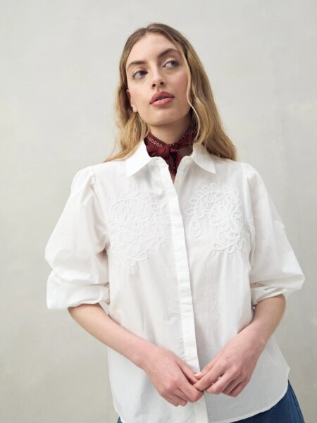 CAMISA D.CASSIN CORDEL BLANCO