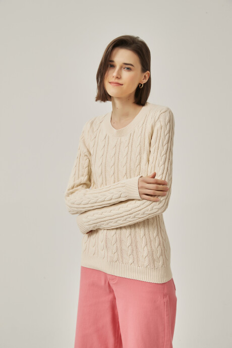 Sweater Teogonorio Beige Claro