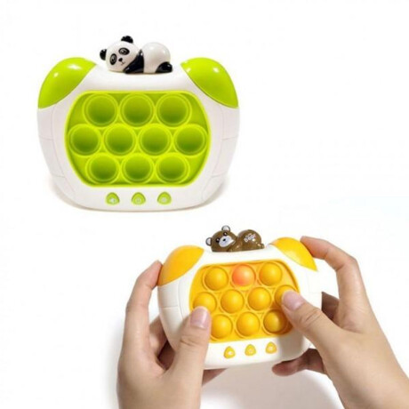Pop It Panda Electrónico Consola Sensorial con Luz y Música Amarillo