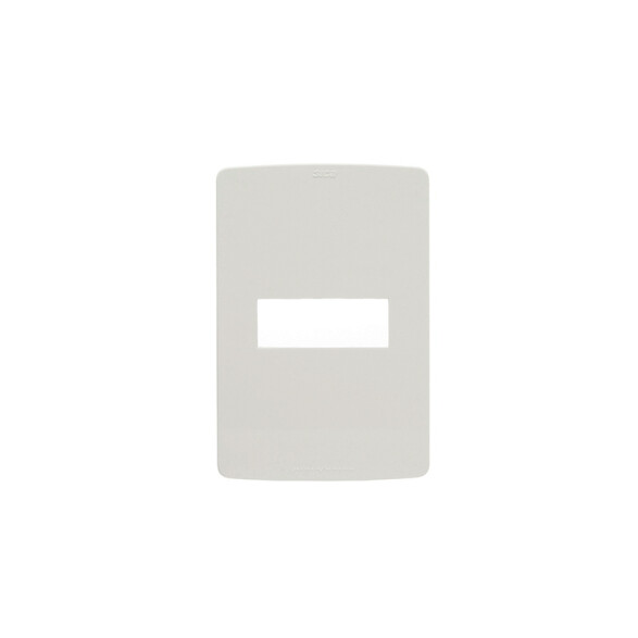 Plaqueta 1 módulo s/bastidor bianco reale Silight SK3151