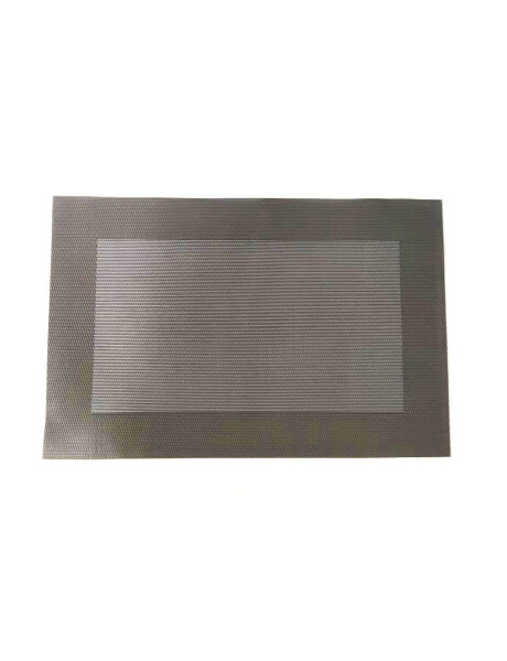 INDIVIDUAL PVC DISEÑO RECUADRO NEGRO 47x30CM INDIVIDUAL PVC DISEÑO RECUADRO NEGRO 47x30CM