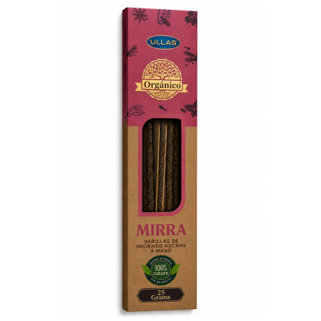 Incienso orgánico ULLAS Mirra 25g Incienso orgánico ULLAS Mirra 25g