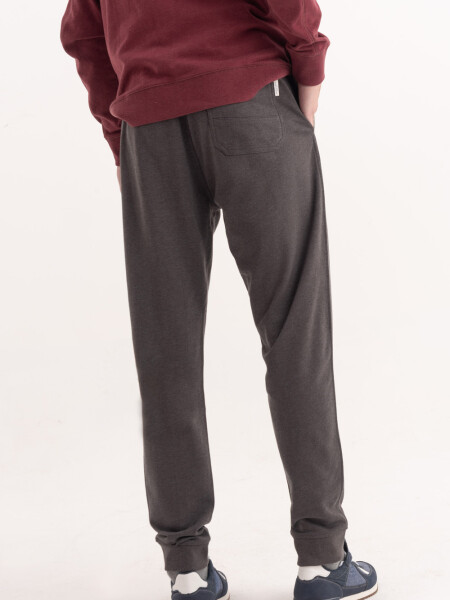 Pantalón deportivo con puño Gris Oscuro