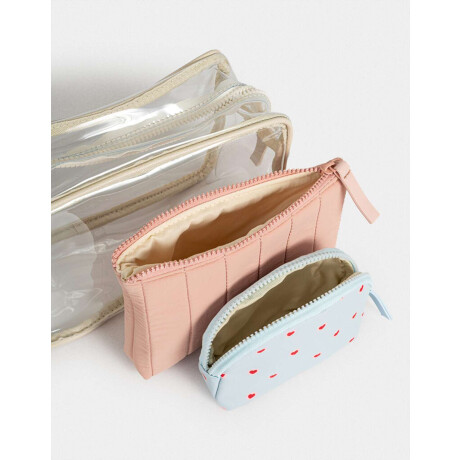 Set De Portacosméticos Azul Celeste