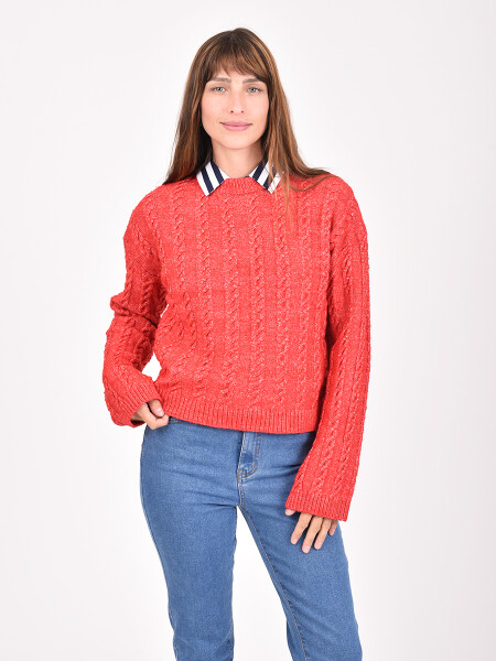 BUZO RENATA ROJO