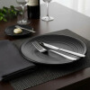 Plato de melamina negro 18 cm Plato de melamina negro 18 cm