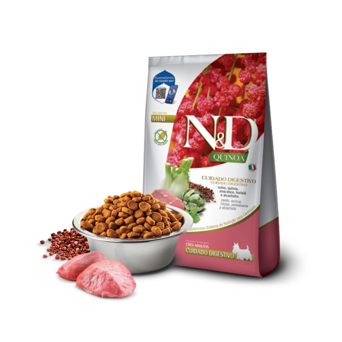 N&D Quinoa Can Ad Mini Control de Peso Suino 7 Kg 