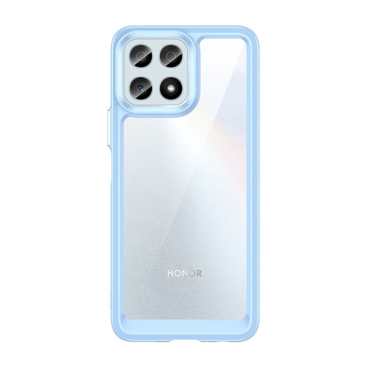 Case Transparente con Borde de Color Honor X6 - Lilac 