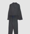 Pijama hombre americano Gris melange