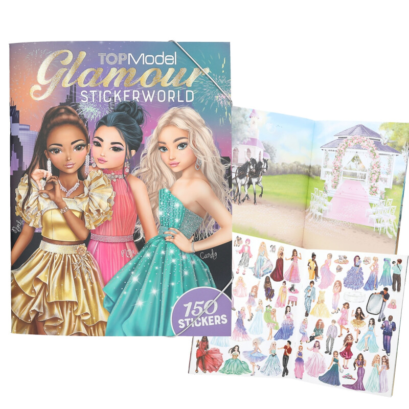 Libro de stickers Glamour Top Model Libro de stickers Glamour Top Model