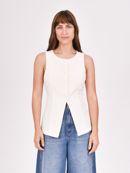 CHALECO SELMA ARENA MELANGE