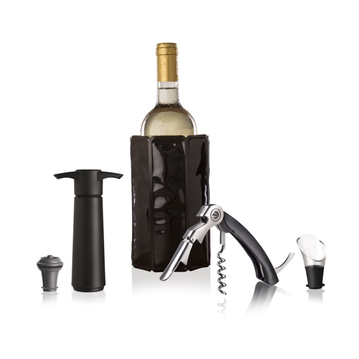 Set Vino 5 Piezas Original Vacu Vin 