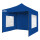 Gazebo 2.5x2.5mt Toldo Uv30 Imperm+1 Pared+2 Ventana Azul