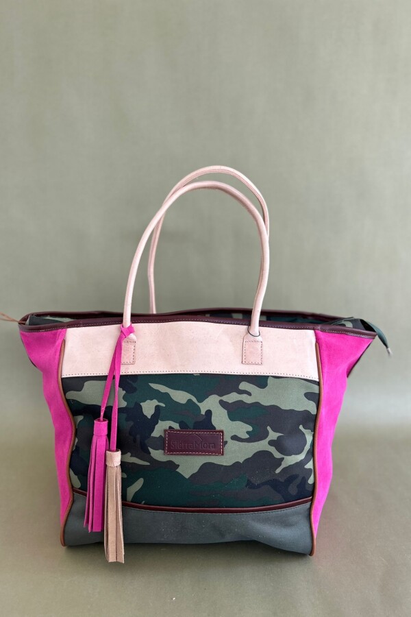 Colourful Weekender Camuflado Y Fucsia