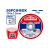 DISCO CORTE METAL 115MM X 1,2MM EMTOP X UNIDAD Disco Corte Metal 115mm X 1,2mm Emtop X Unidad