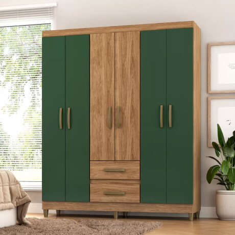 Combo dormitorio completo: Ropero + Sommier 2 plazas + Cómoda + 2 mesas de luz Combo dormitorio completo: Ropero + Sommier 2 plazas + Cómoda + 2 mesas de luz