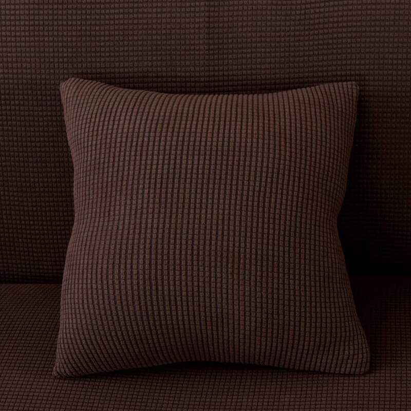 Funda de almohadón 40x40 cm chocolate