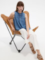 Musculosa Euame Azul Medio