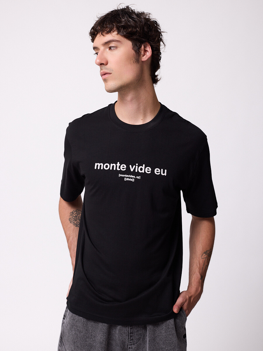 T-SHIRT XIAMO DIXIE Negro